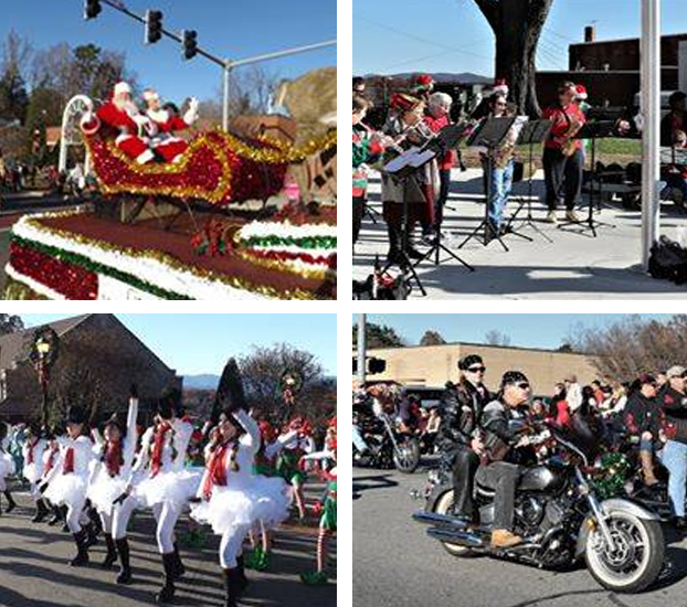 Image from a previous Marion Christmas Parade  event